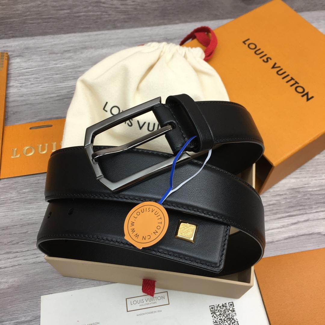 Louis Vuitton 35mm Leather Belt - PerfectKickZ
