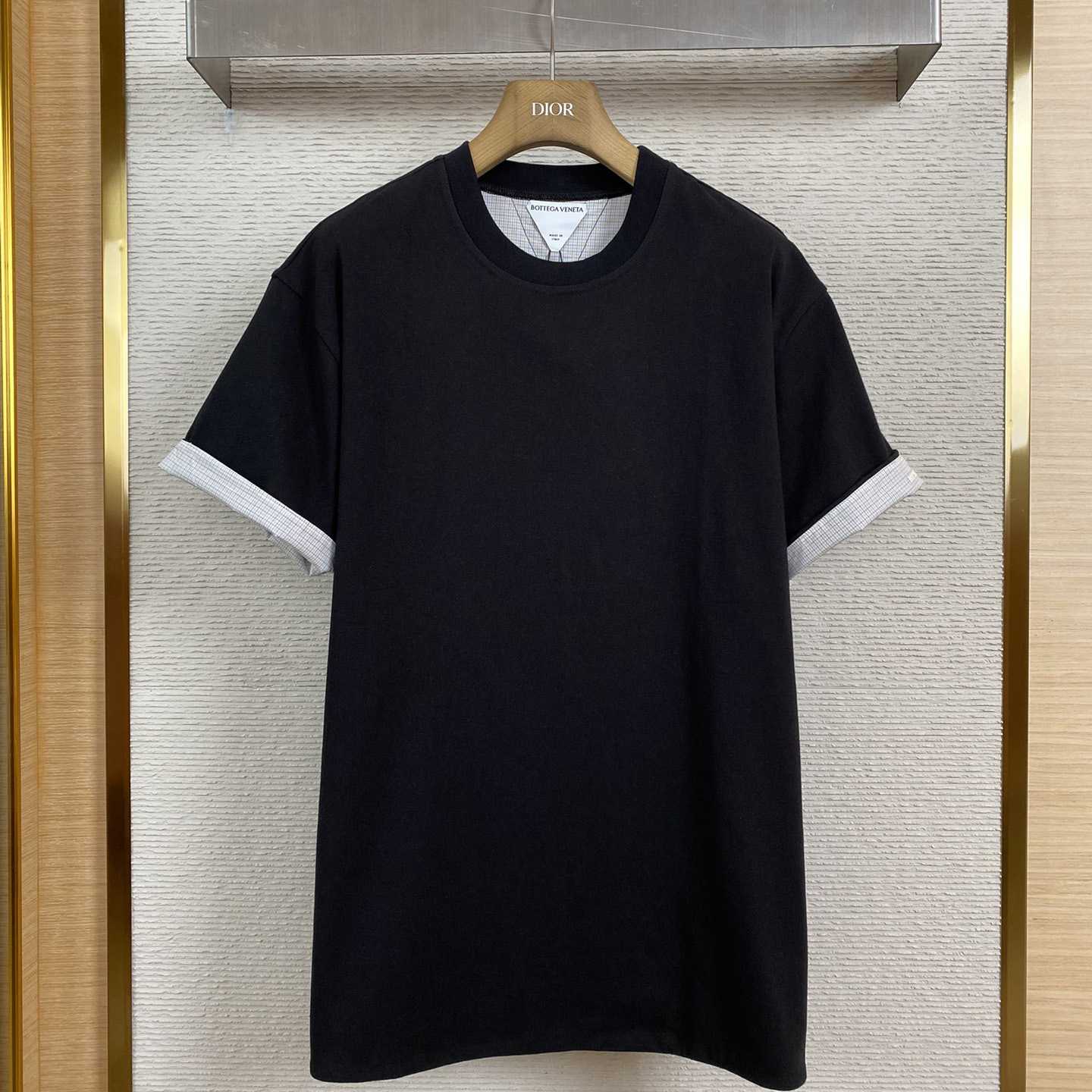 Bottega Veneta Double Layer Striped Cotton T-Shirt - PerfectKickZ