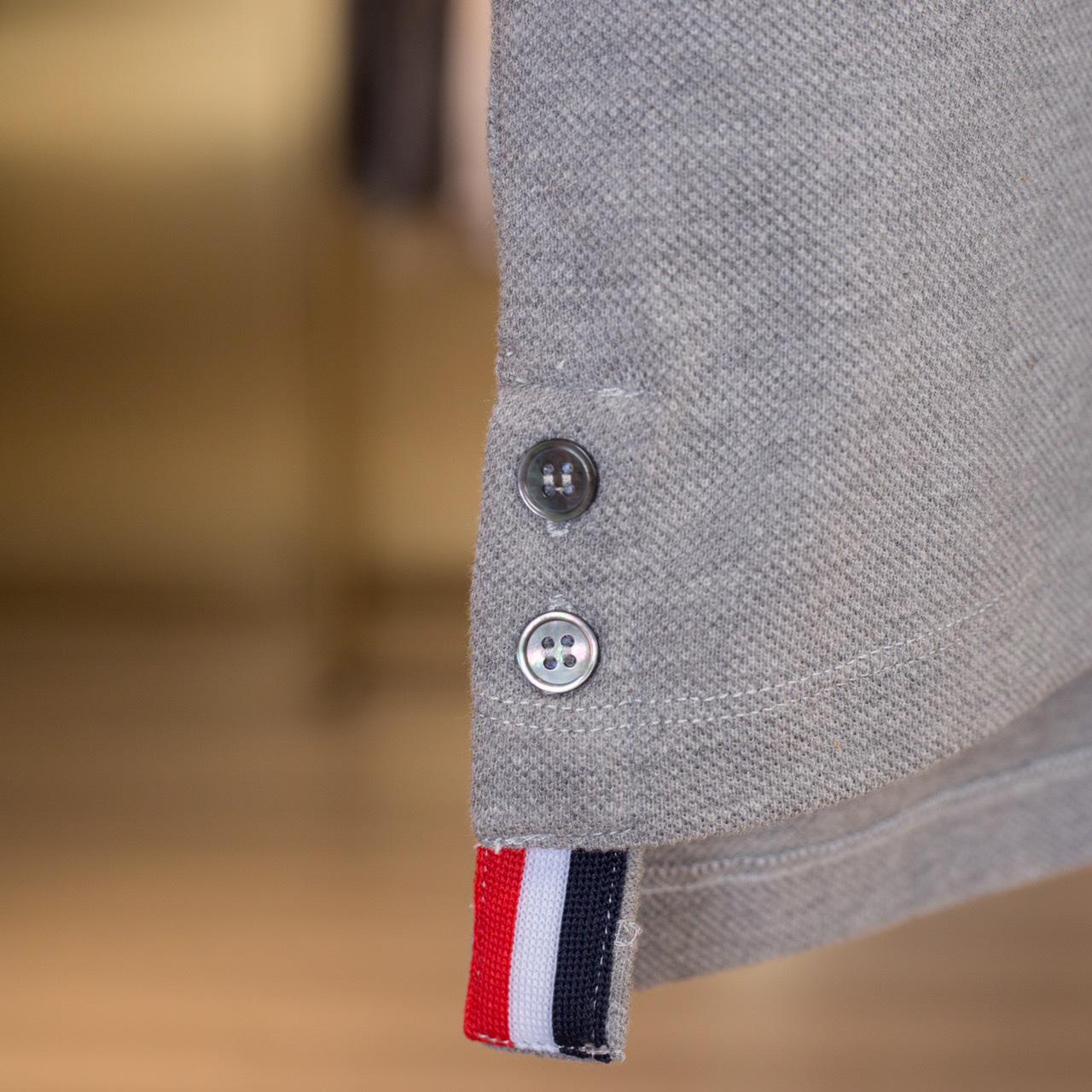 Thom Browne Classic Pique 4-Bar Short Sleeve Polo  2091 - PerfectKickZ
