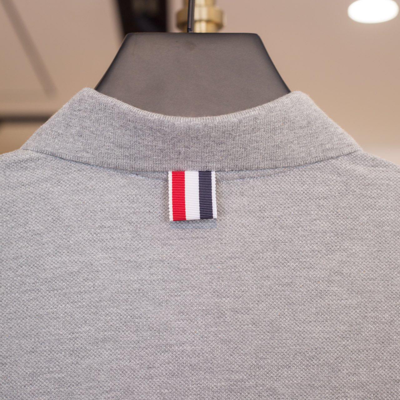 Thom Browne Classic Pique 4-Bar Short Sleeve Polo  2091 - PerfectKickZ