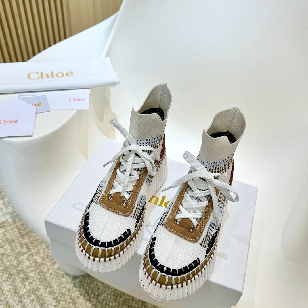 Chloe Nama Wedge Sneaker  - PerfectKickZ