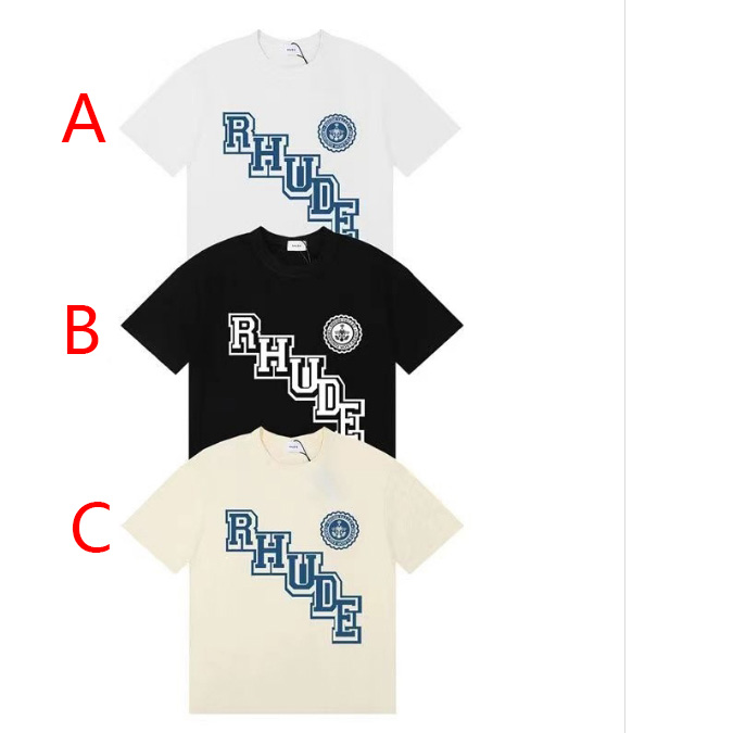 Rhude Collegiate Crest Tee - PerfectKickZ