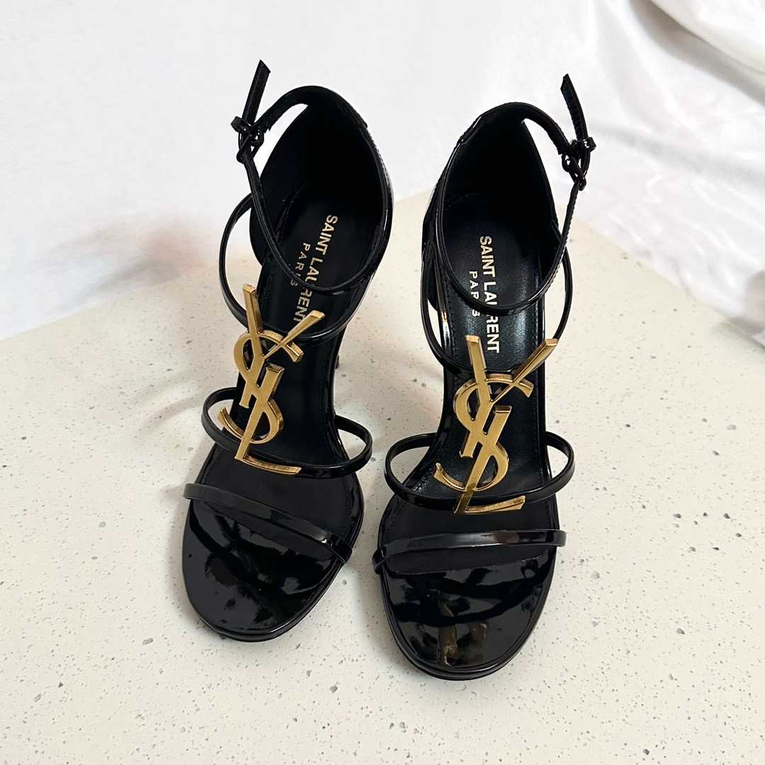 Saint Laurent Cassandra Open-toe Sandals - PerfectKickZ
