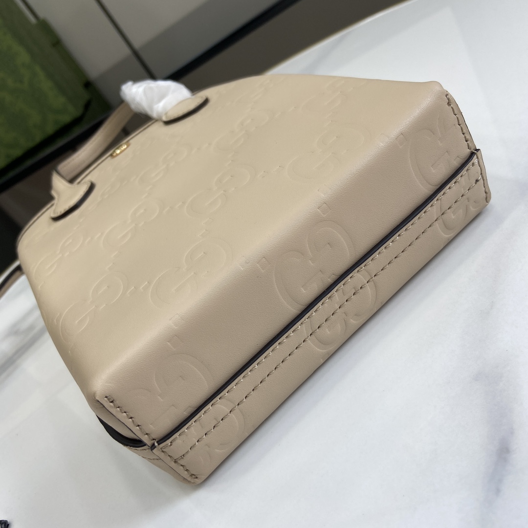 Gucci GG Super Mini Bag With Strap - PerfectKickZ