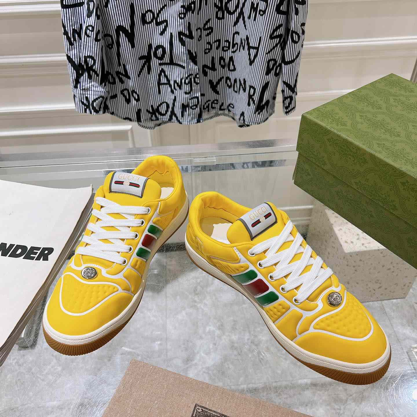 Gucci Screener Sneaker With Web - 