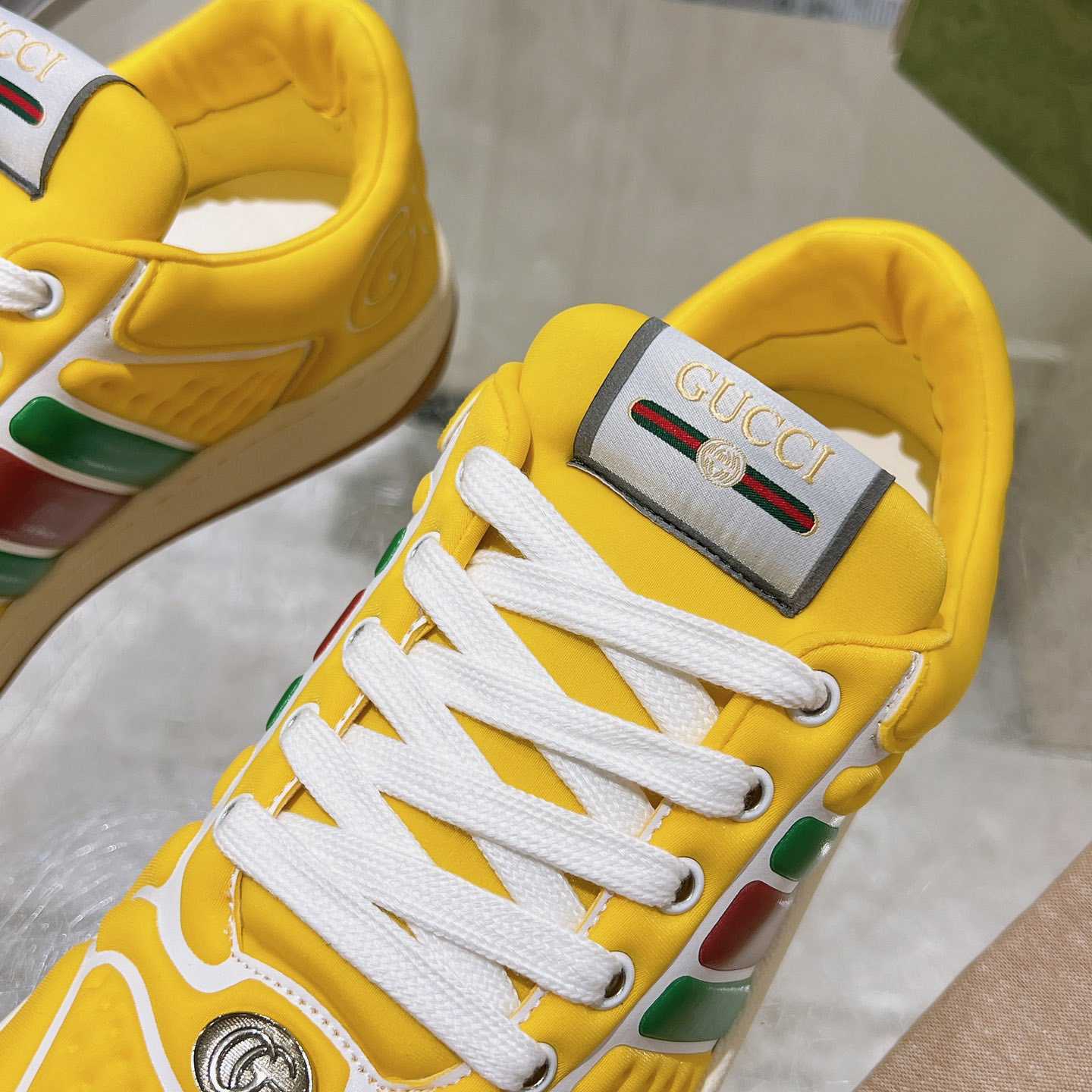 Gucci Screener Sneaker With Web - 