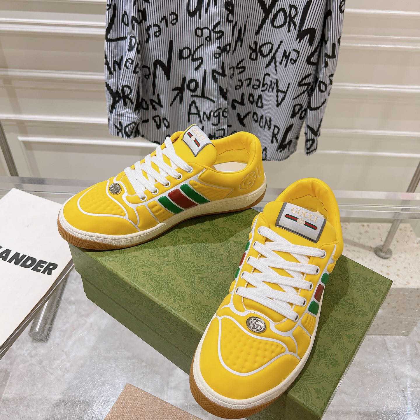 Gucci Screener Sneaker With Web - 