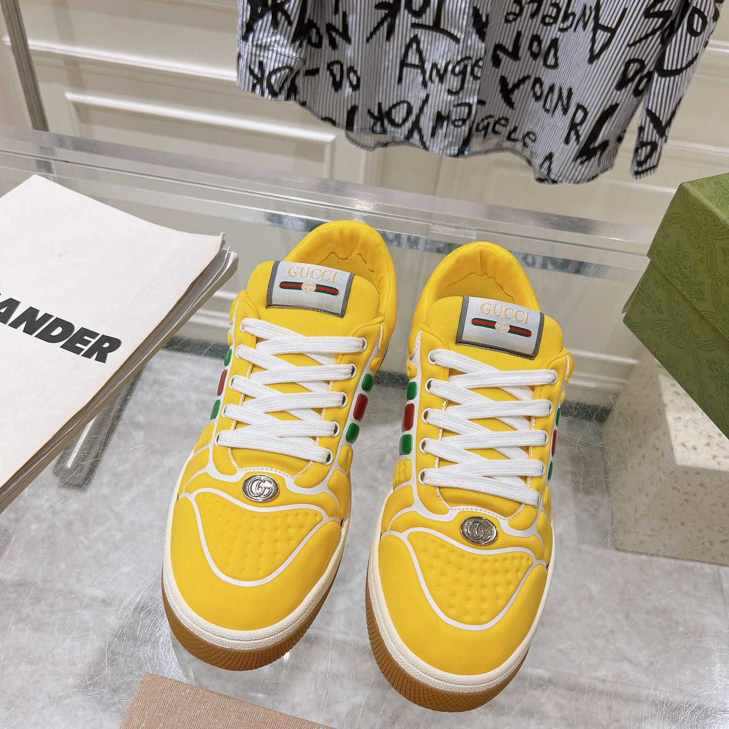 Gucci Screener Sneaker With Web - 