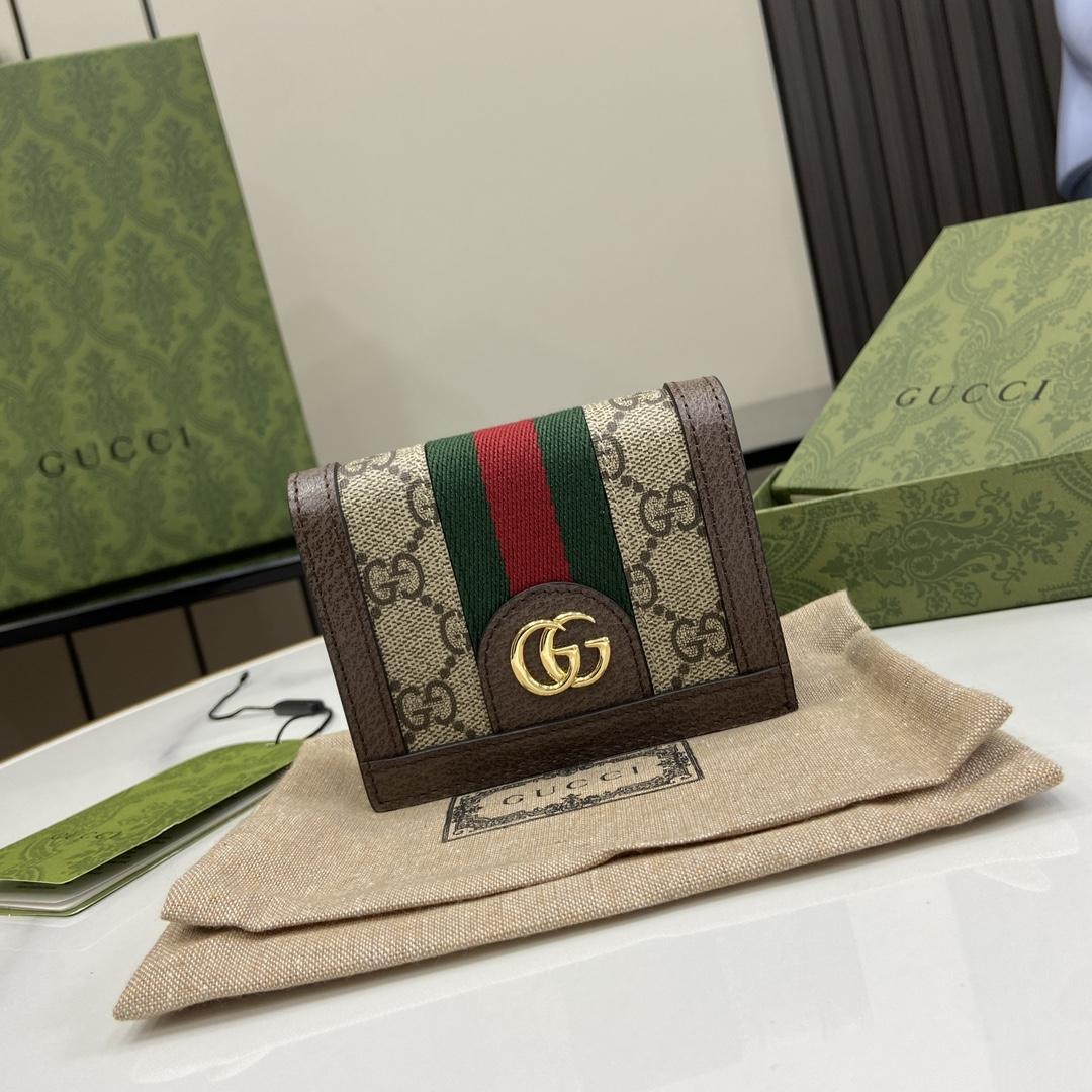 Gucci Ophidia GG Card Case Wallet - PerfectKickZ