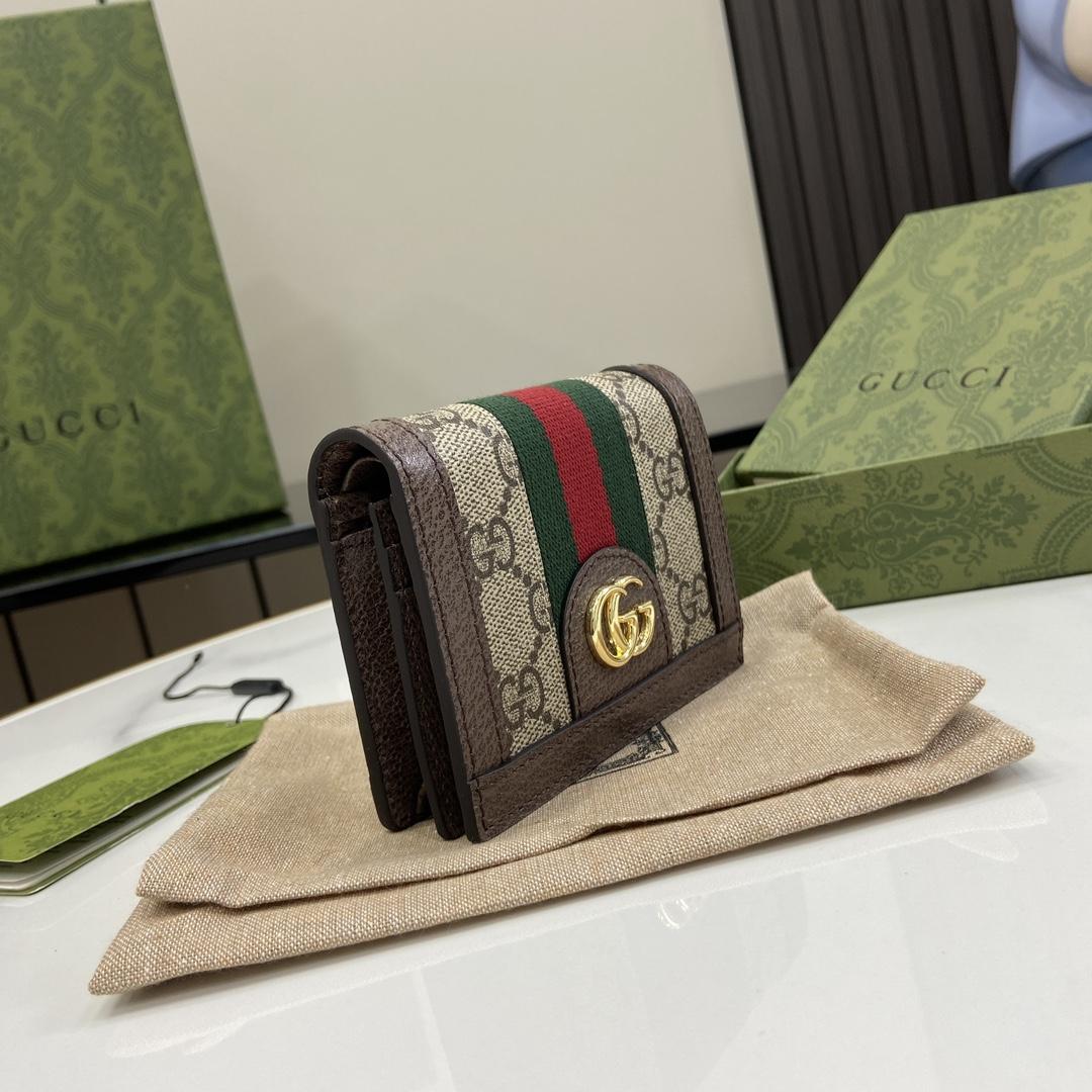 Gucci Ophidia GG Card Case Wallet - 