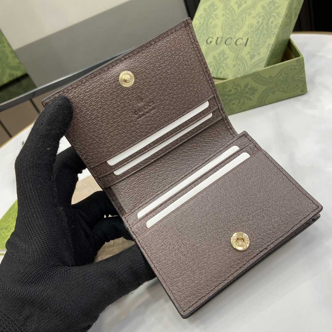 Gucci Ophidia GG Card Case Wallet - 
