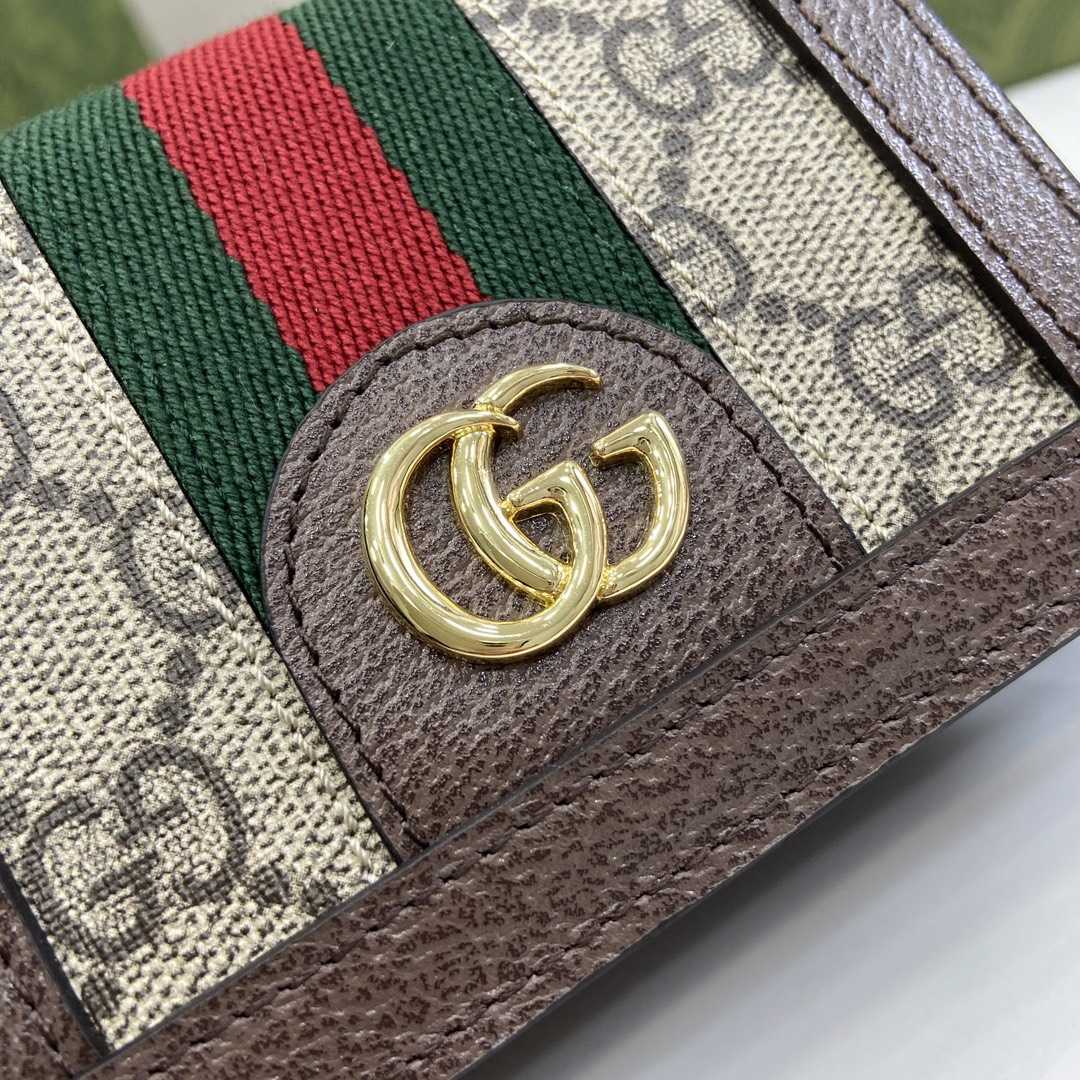 Gucci Ophidia GG Card Case Wallet - 