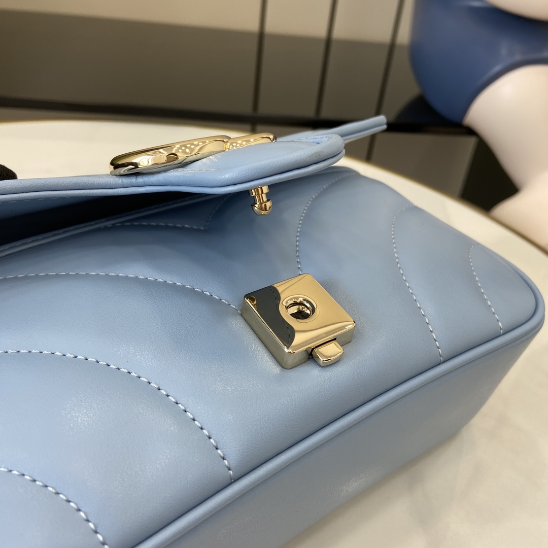 Gucci GG Marmont Mini Shoulder Bag - PerfectKickZ