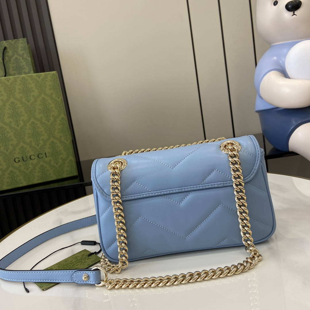 Gucci GG Marmont Mini Shoulder Bag - PerfectKickZ