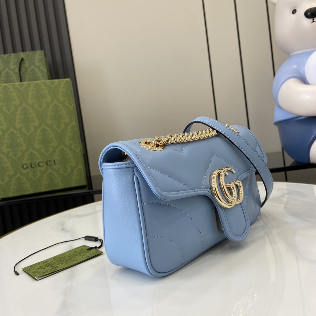 Gucci GG Marmont Mini Shoulder Bag - PerfectKickZ
