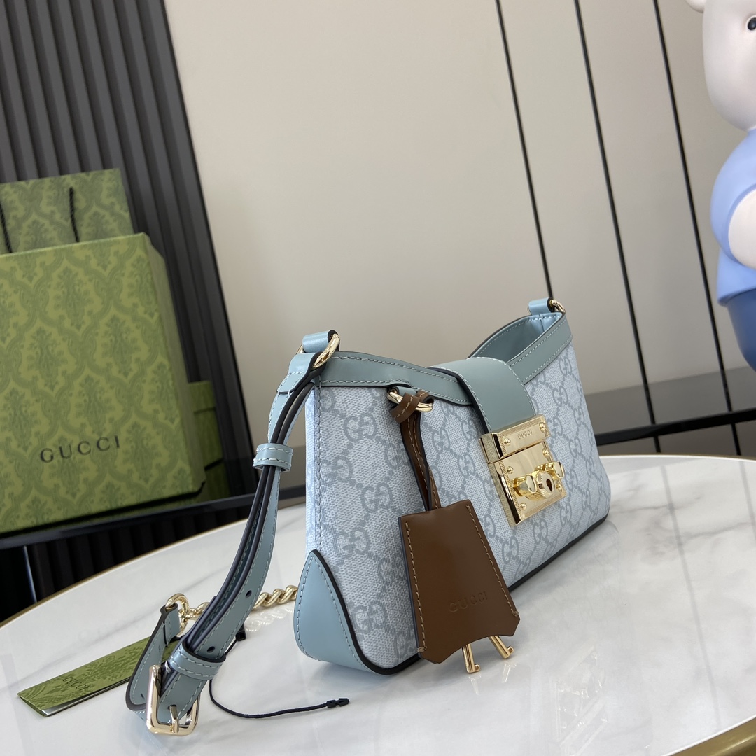 Gucci Padlock Small Shoulder Bag - PerfectKickZ
