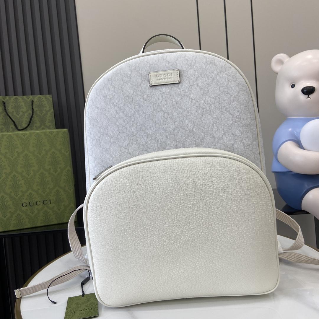 Gucci Medium GG Backpack With Tag - PerfectKickZ