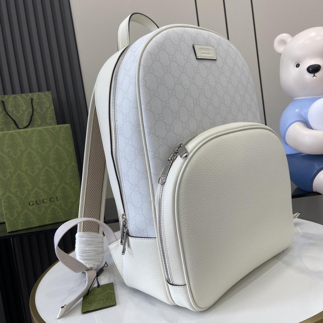 Gucci Medium GG Backpack With Tag - 