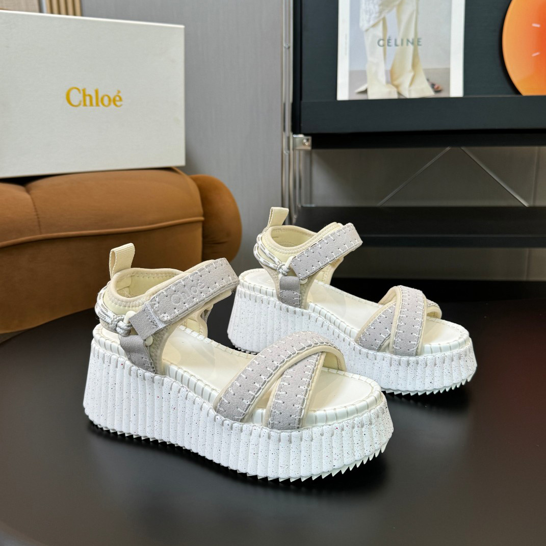 Chloe Nama Wedge Sandal - PerfectKickZ