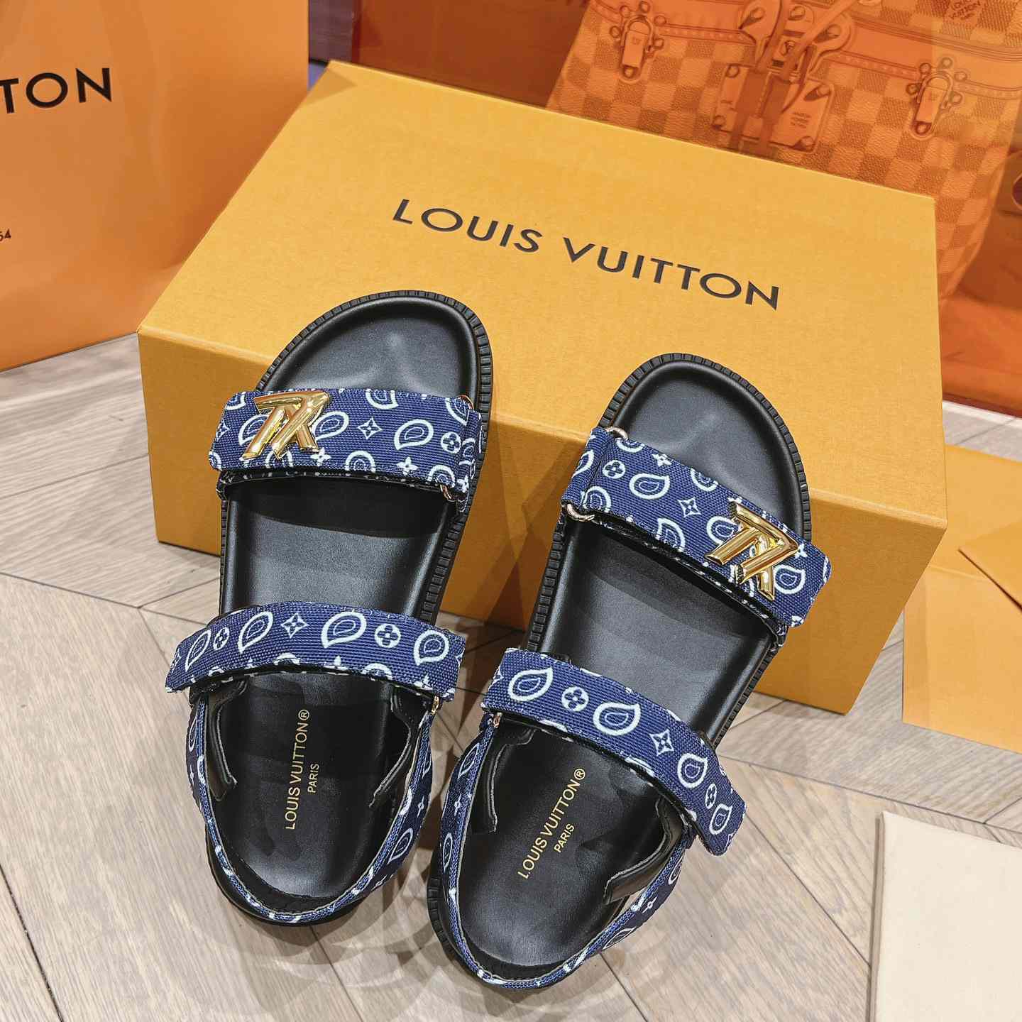 Louis Vuitton LV Sunset Flat Comfort Sandal   1ACTWB - PerfectKickZ