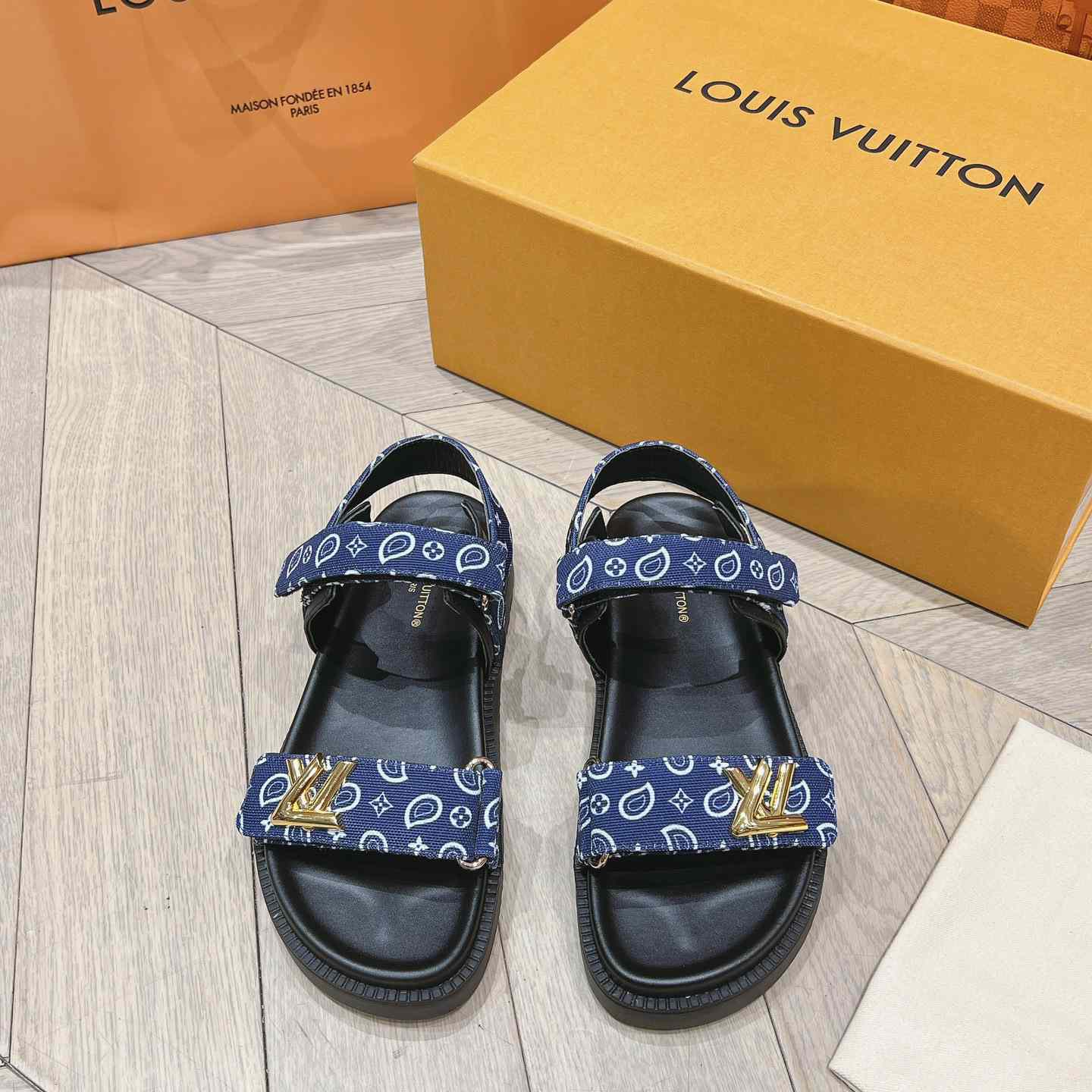 Louis Vuitton LV Sunset Flat Comfort Sandal   1ACTWB - PerfectKickZ