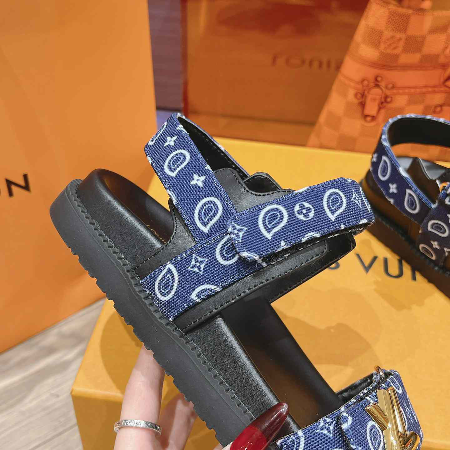 Louis Vuitton LV Sunset Flat Comfort Sandal   1ACTWB - PerfectKickZ