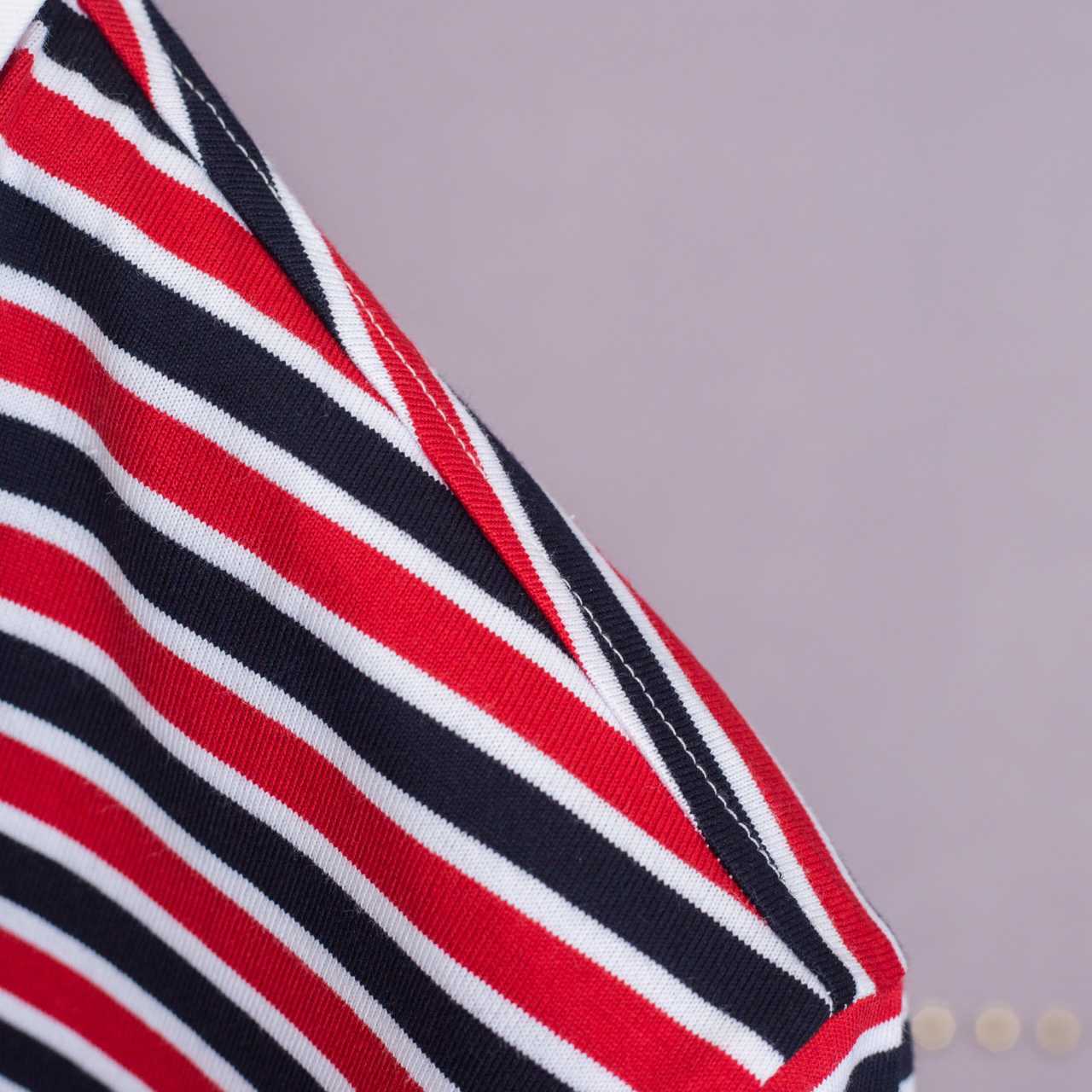 Thom Browne Striped Cotton-jersey Polo  1897 - PerfectKickZ