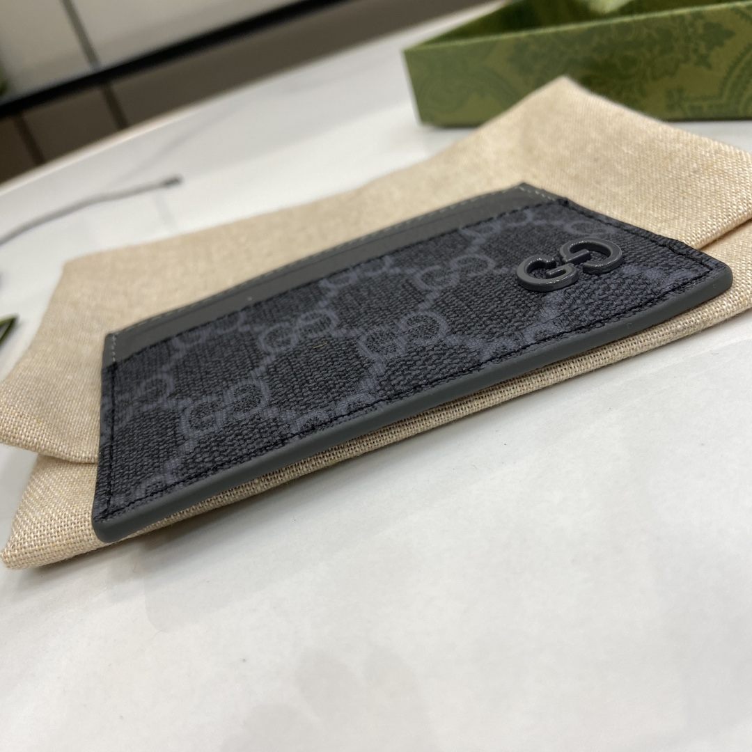 Gucci GG Card Case With GG Detail - PerfectKickZ
