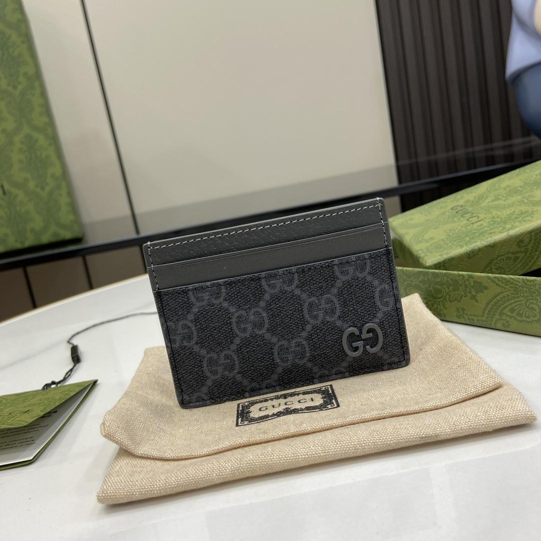 Gucci GG Card Case With GG Detail - PerfectKickZ