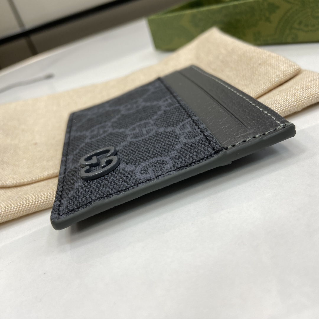 Gucci GG Card Case With GG Detail - PerfectKickZ