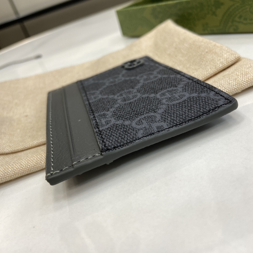 Gucci GG Card Case With GG Detail - PerfectKickZ