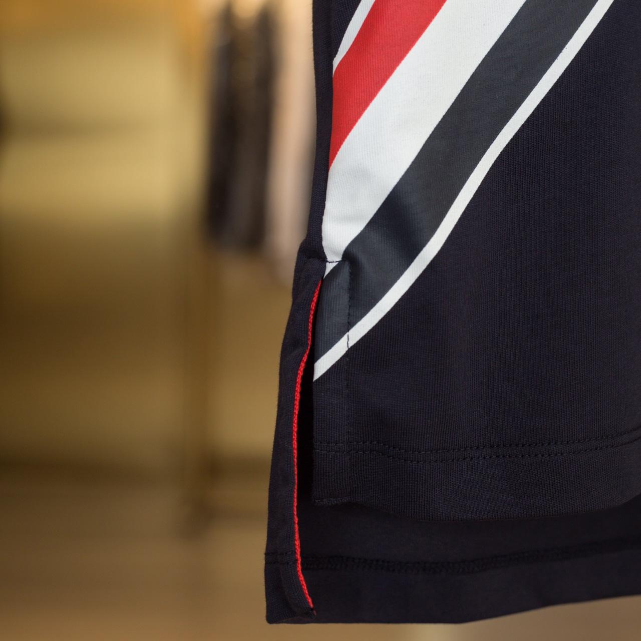 Thom Browne RWB Stripe T-Shirt   2107 - PerfectKickZ