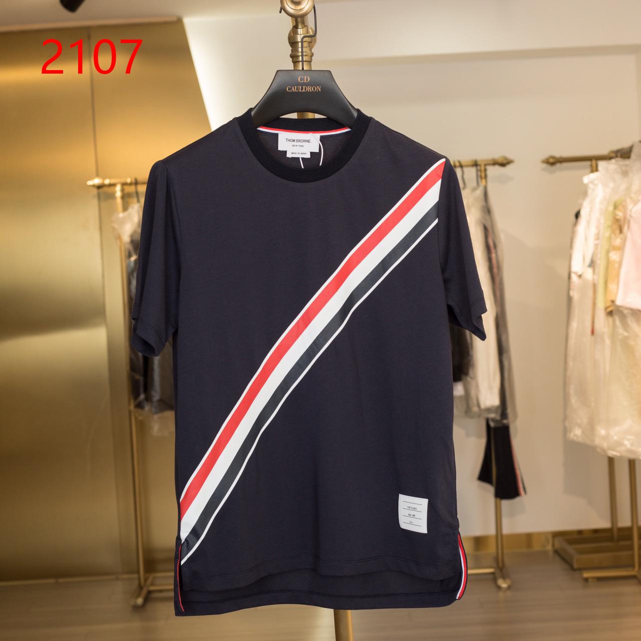 Thom Browne RWB Stripe T-Shirt   2107 - PerfectKickZ