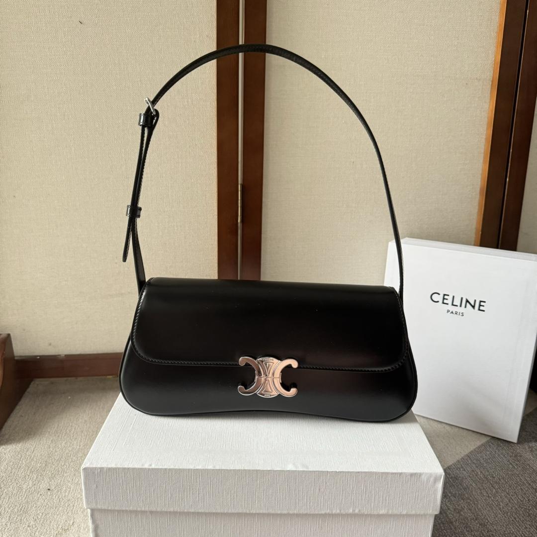 Celine Medium Celine Lola Bag In Shiny Calfskin - PerfectKickZ