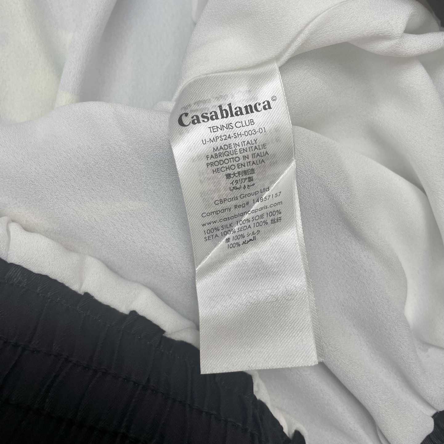 Casablanca Graphic-print Silk Shorts    CA3470 - PerfectKickZ