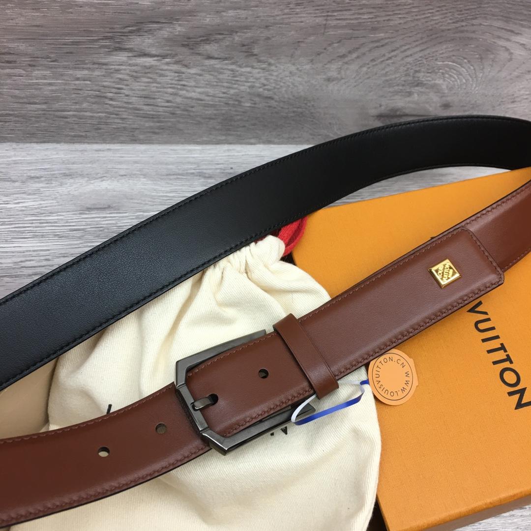 Louis Vuitton 35mm Leather Belt - PerfectKickZ