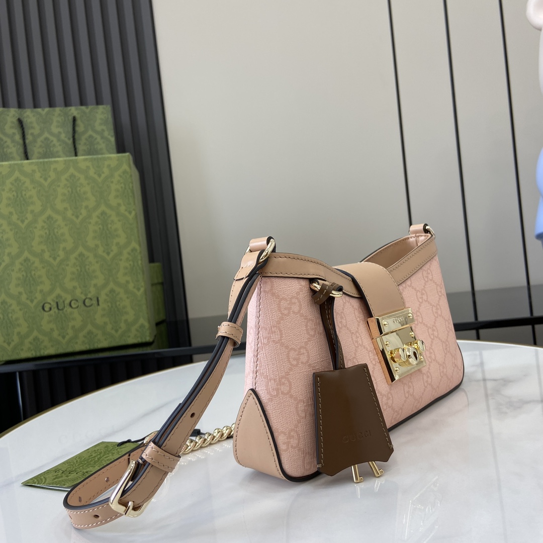 Gucci Padlock Small Shoulder Bag - PerfectKickZ