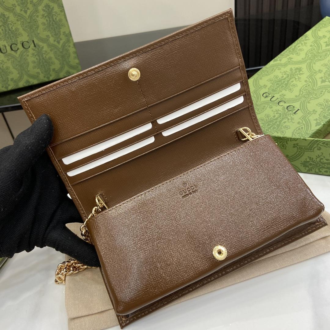 Gucci Horsebit 1955 Wallet With Chain - PerfectKickZ