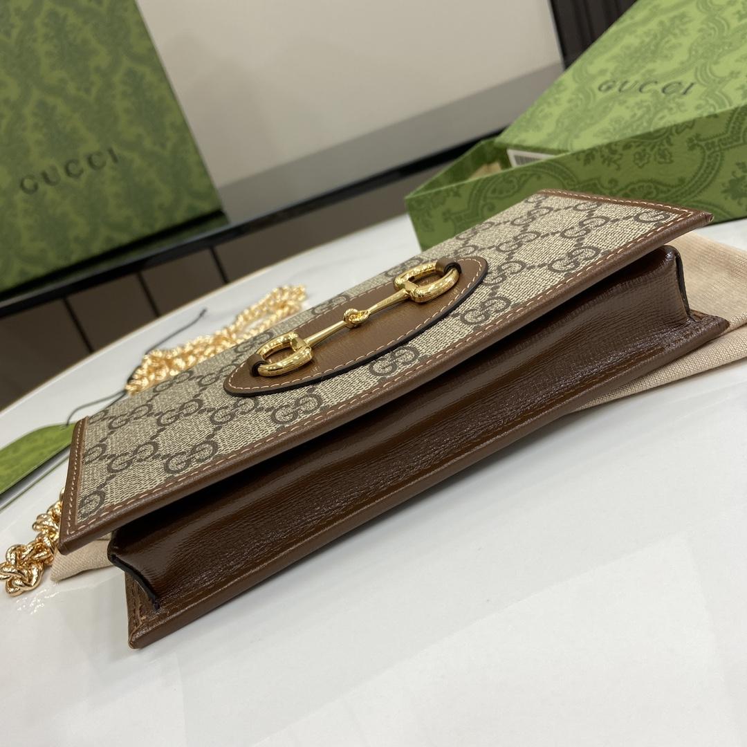 Gucci Horsebit 1955 Wallet With Chain - PerfectKickZ
