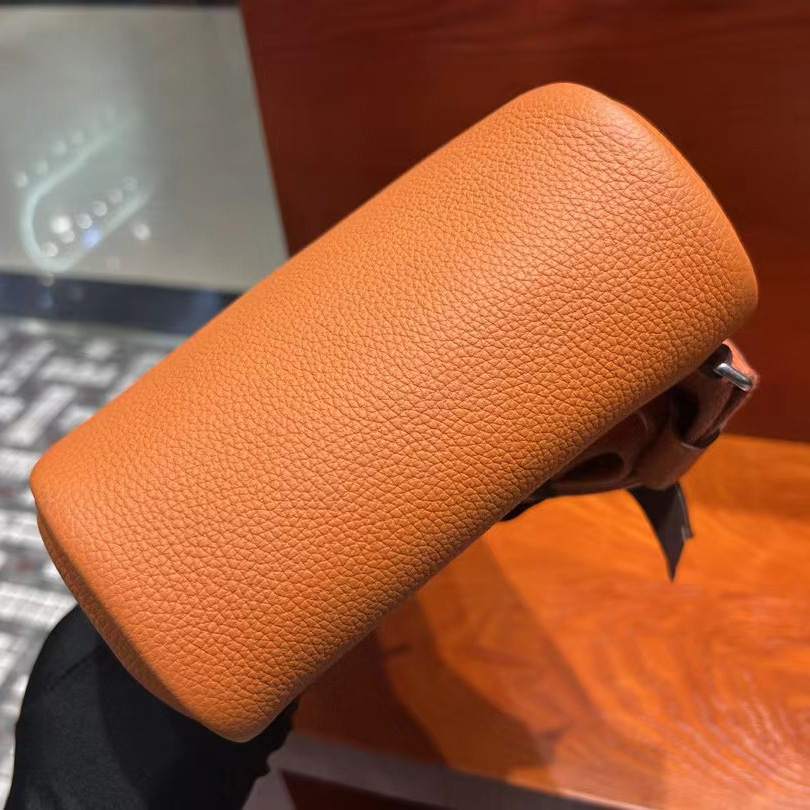 Hermes Orange 'Hac A Dos' Sling Backpack  (18-27-8cm) - PerfectKickZ