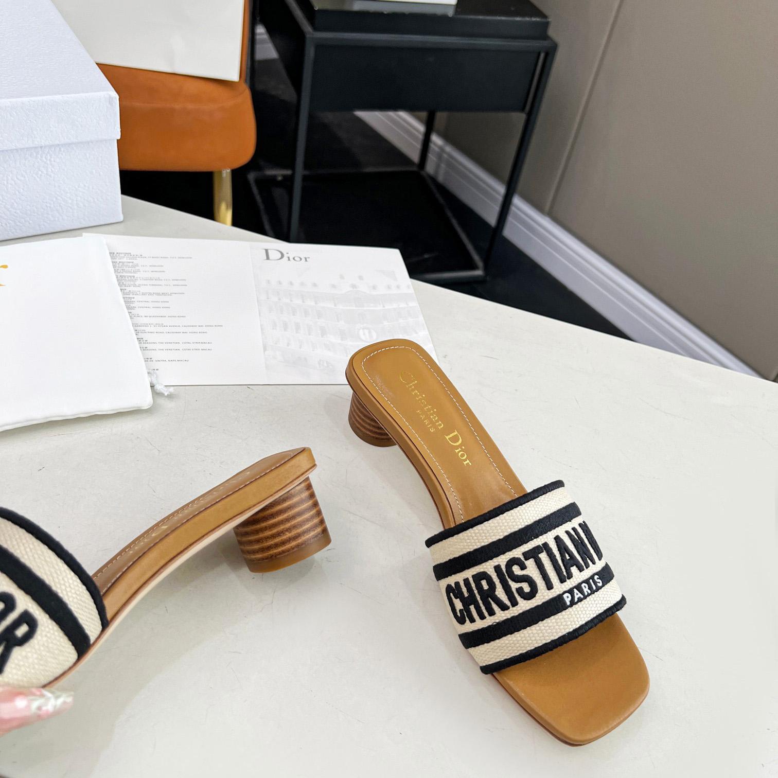Dior Dioriviera Dway Heeled Slide - PerfectKickZ