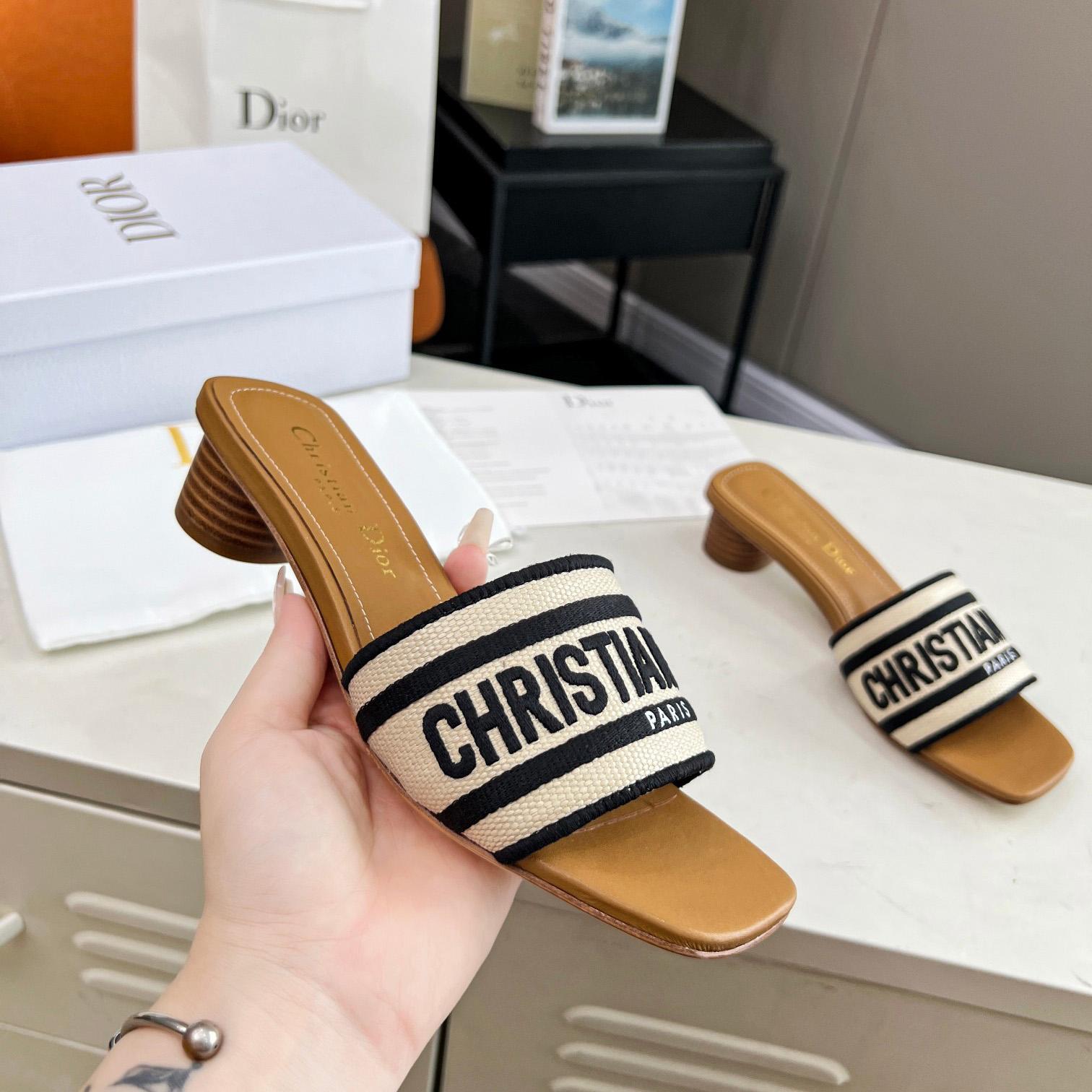 Dior Dioriviera Dway Heeled Slide - PerfectKickZ