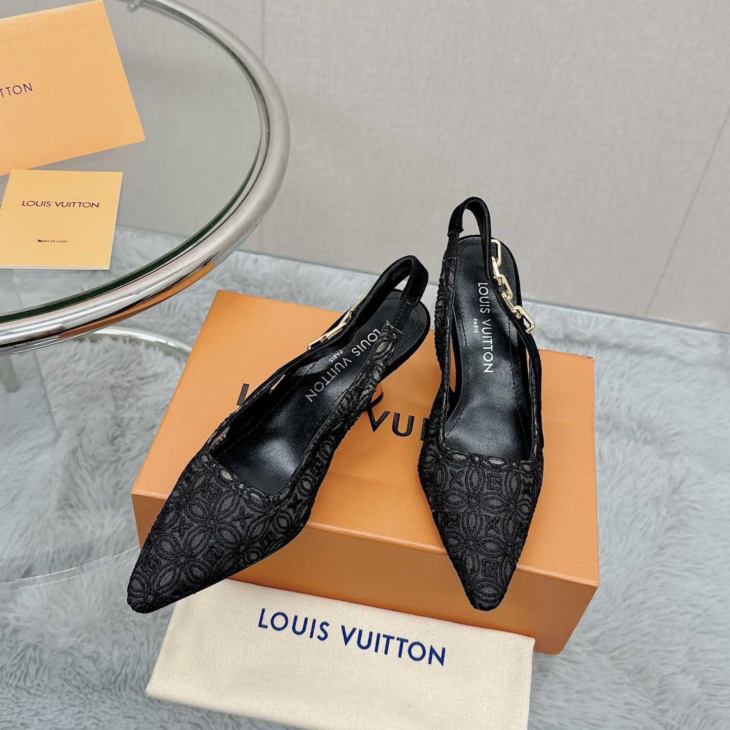 Louis Vuitton Sparkle Slingback Pump   1ACGZE - PerfectKickZ
