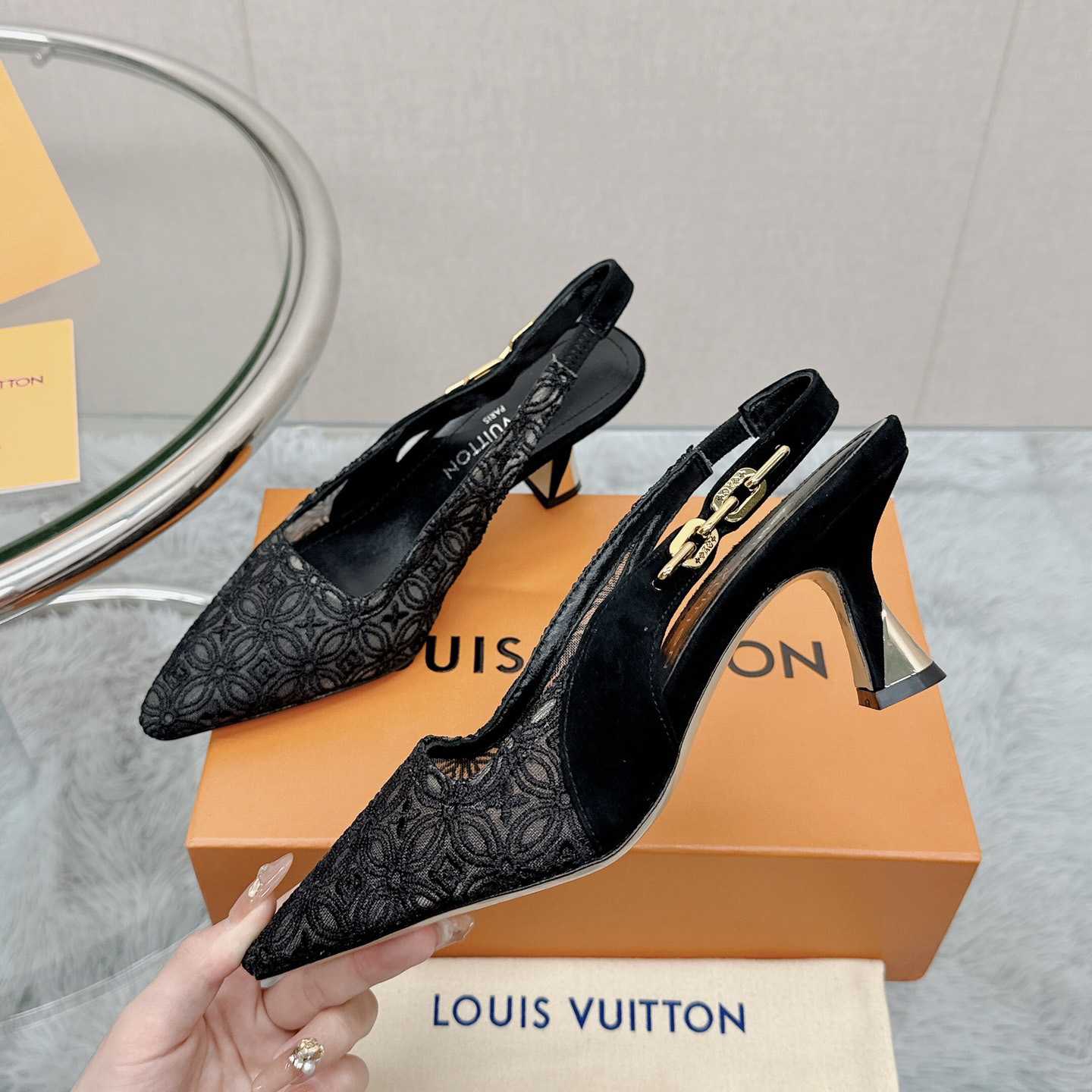 Louis Vuitton Sparkle Slingback Pump   1ACGZE - PerfectKickZ