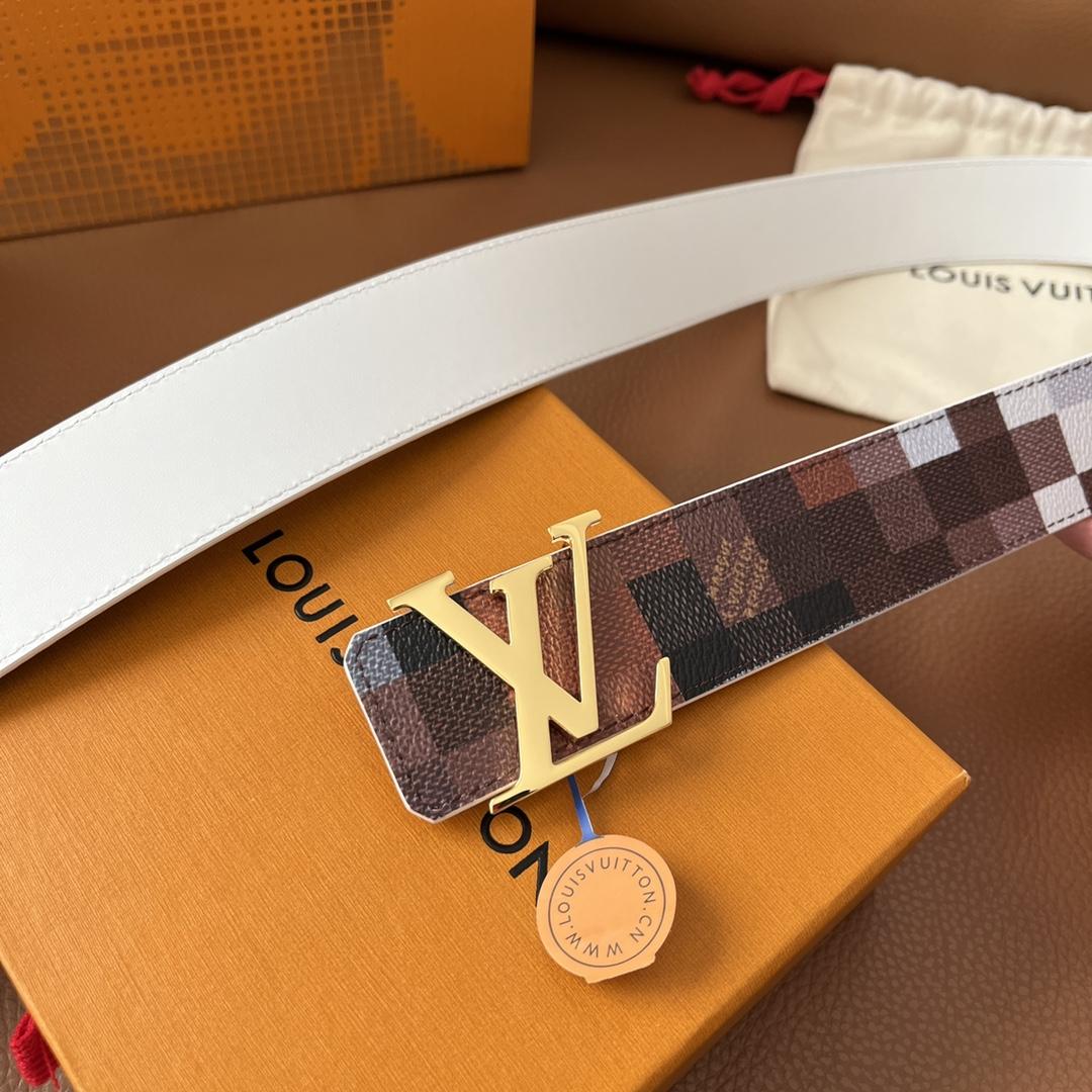 Louis Vuitton LV Initiales 40mm Reversible Belt - PerfectKickZ