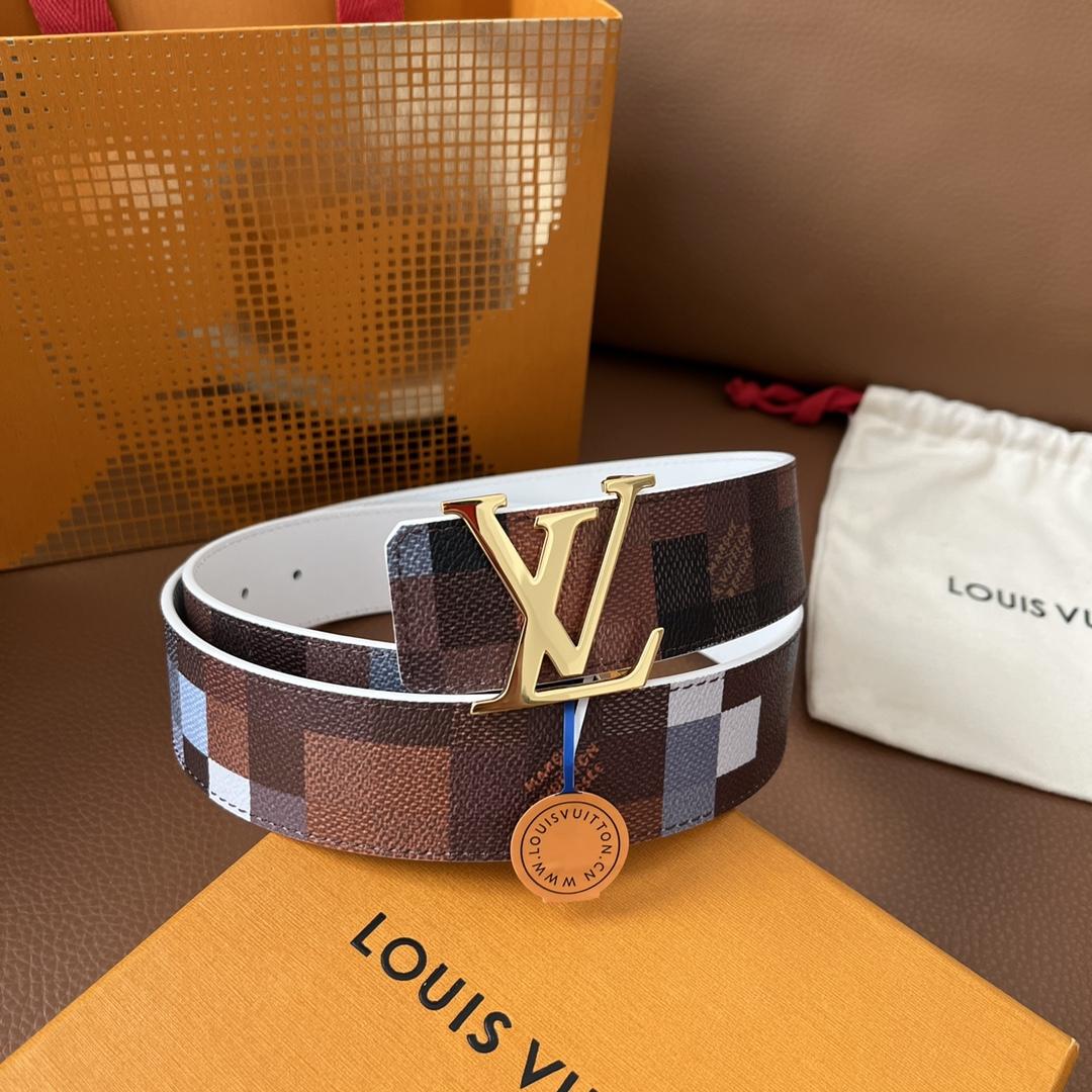 Louis Vuitton LV Initiales 40mm Reversible Belt - PerfectKickZ