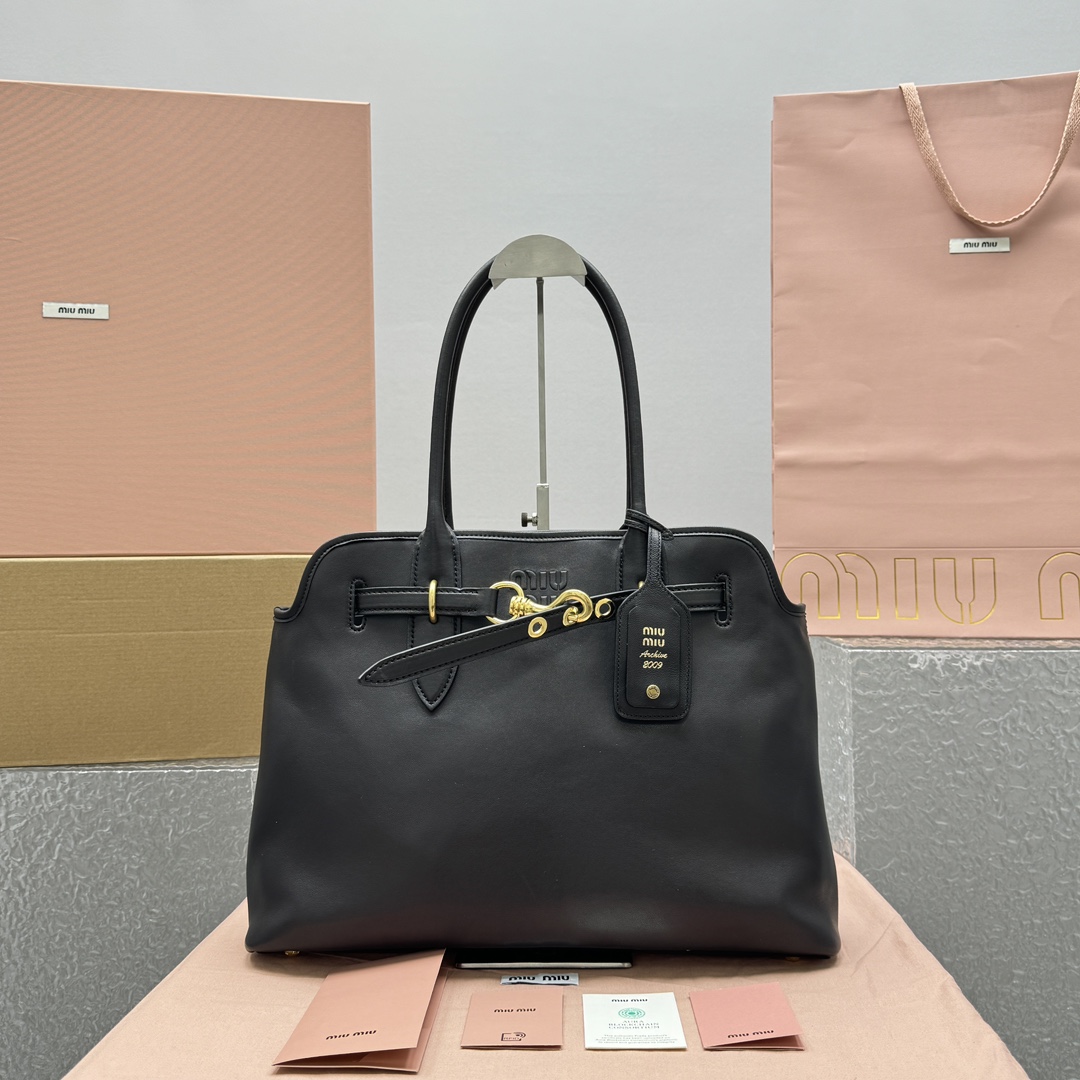 Miu Miu Aventure Nappa Leather Bag - PerfectKickZ