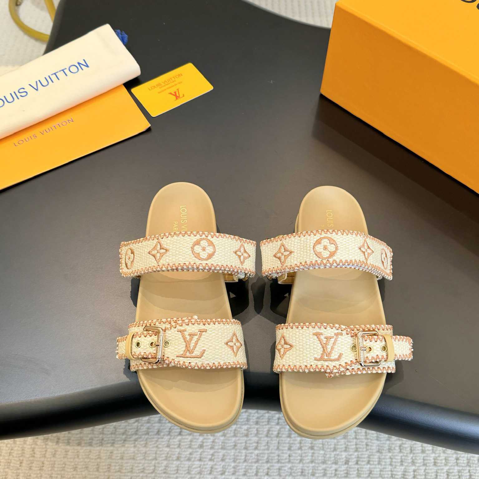 Louis Vuitton Bom Dia Flat Comfort Mule   - PerfectKickZ