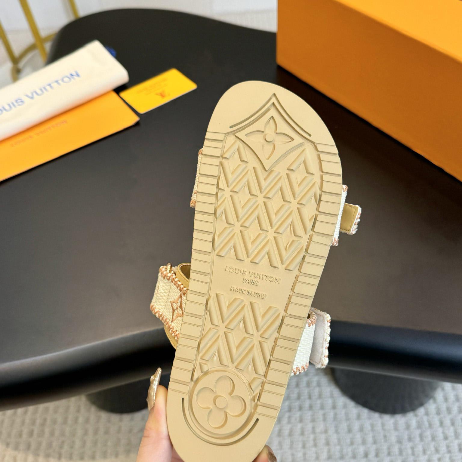 Louis Vuitton Bom Dia Flat Comfort Mule   - PerfectKickZ