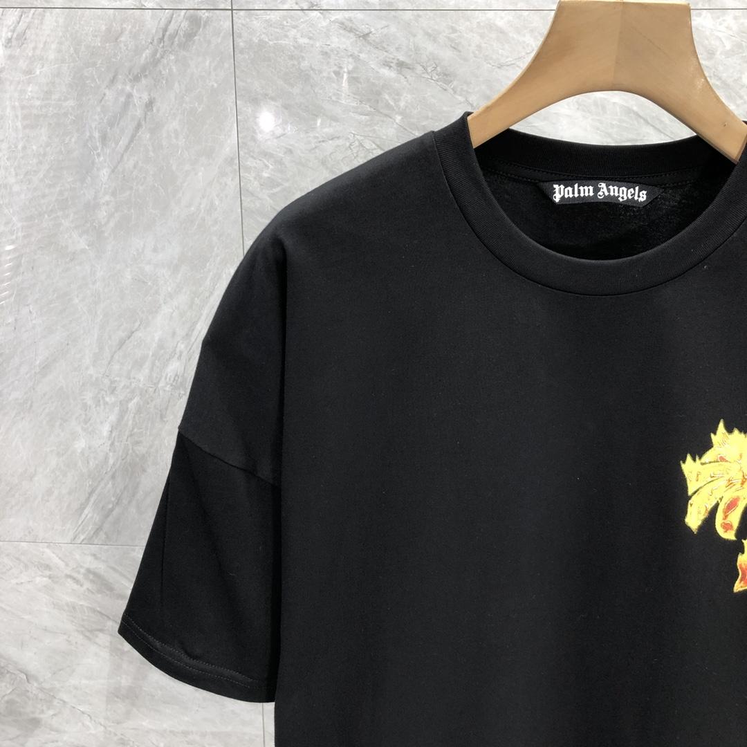 Palm Angels Burning Palm T-Shirt - 